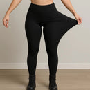 Calça Legging Feminina Flanelada Térmica de Cintura Alta