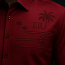 [PAGUE 3 LEVE 5] Camisa Social Masculina Rivanel em 68% Viscose, 27% Seda Tecnológica e 5% Elastano + BRINDES: Cinto, Carteira e Relógio