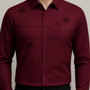 [PAGUE 3 LEVE 5] Camisa Social Masculina Rivanel em 68% Viscose, 27% Seda Tecnológica e 5% Elastano + BRINDES: Cinto, Carteira e Relógio