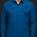 [PAGUE 3 LEVE 5] Camisa Social Masculina Rivanel em 68% Viscose, 27% Seda Tecnológica e 5% Elastano + BRINDES: Cinto, Carteira e Relógio